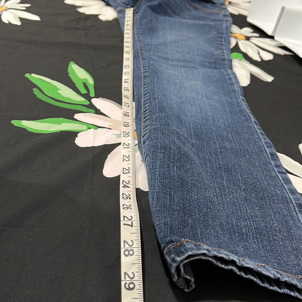 Faded Glory 5 Pocket Velvet Touch Denim Boot Jeans, Size 8P - Picture 13 of 15